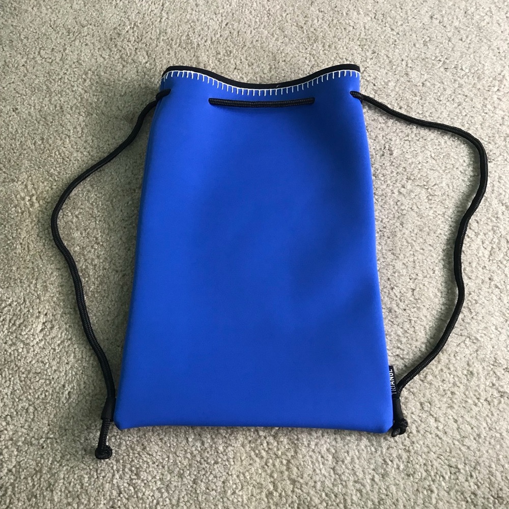 Royal Blue Neopreme Triangl String Bag